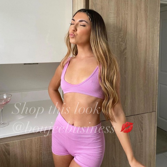 ZARA BNWT Seamless Top + Shorts 2pc Coord Set - Picture 13 of 16